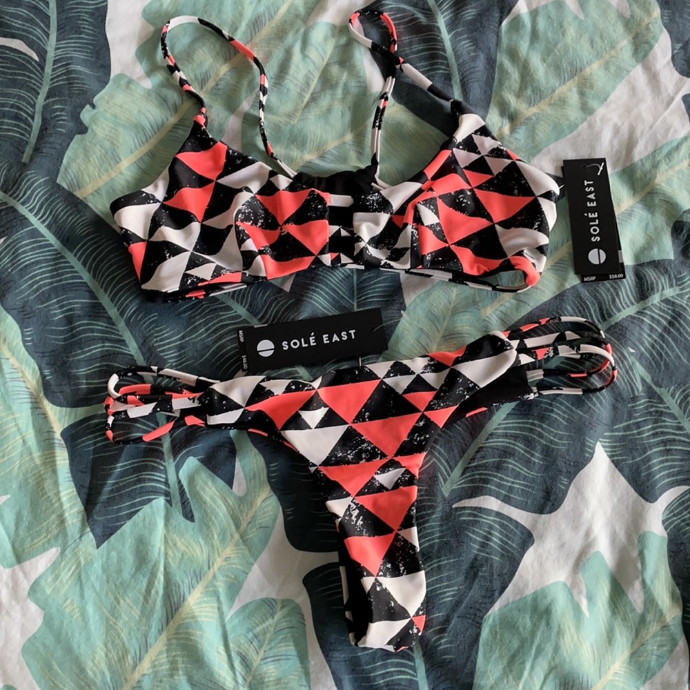Solé East Rincon Geometric Print Bikini
